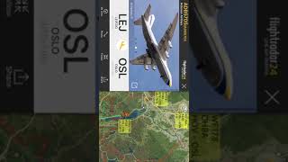 Antonov AN-124 Ruslan descent into OSL from LEJ (23.05.21) PART 2!