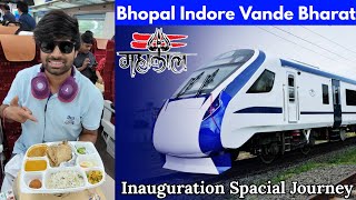 Train To Mahakal Ujjain Temple | Bhopal Indore Vande Bharat Express Train Journey