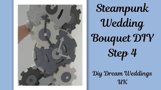 Steampunk Wedding Bouquet (Step 4)