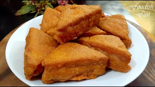 ঝটপট পাউরুটির পাকোড়া । Stuffed Bread Pakora । Easy Breakfast Recipe । Bread Pakora Recipe Bangla