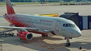 Бизнес-класс в Superjet 100 а/к "Россия" | Полет Москва - Санкт-Петербург