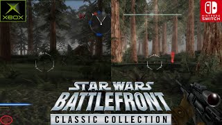 Star Wars Battlefront Classic Collection - Switch VS Xbox 2004 [Comparison]