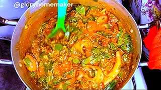 HOW TO MAKE FRESH OHA SOUP WITH UZIZA LEAF | EASY TO FOLLOW STEPS - GLORY HOMEMAKER