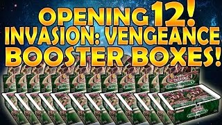 YUGIOH! OPENING 12 BOOSTER BOXES OF INVASION: VENGEANCE! A WHOLE CASE!