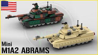 LEGO | Mini M1A2 ABRAMS Tank | MBT - 1/70 Scale