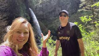 SILVER FALLS STATE PARK OREGON - HIKING BEHIND a WATERFALL! #travelvlog