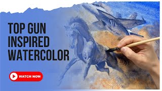 WATERCOLOUR TIMELAPSE | A TRIBUTE TO AVIATION