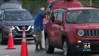 WFOR | Feeding South Florida helps to organize food distribution in City of Pembroke Pines