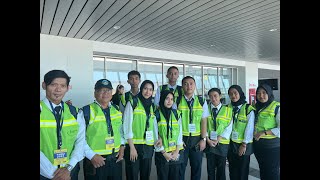 PRAKTEK LAPANGAN DIKLAT PASSENGER AND BAGGAGE HANDLING VISITASI BANDARA JUANDA SBY 14 AGUSTUS 2024