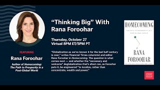 "Thinking Big" with Rana Foroohar