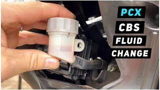 Honda PCX 150 CBS Brake Fluid Change | Mitch's Scooter Stuff