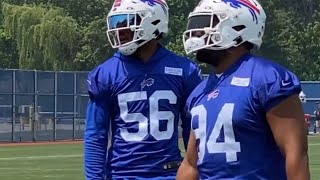 1st look at Leonard Floyd in Bills uniform