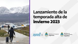 Lanzamiento de la temporada alta de #Invierno2023