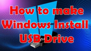 make windows usb install