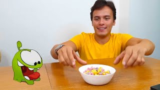 Om Nom in Real Life part 2 Cut The Rope Wants To Eat