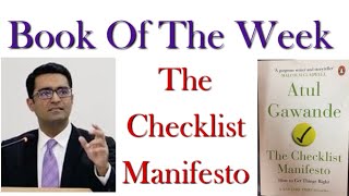 Book of The Week ; The Checklist Manifesto