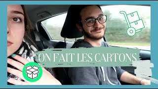 MOVING VLOG 2. ON FAIT LES CARTONS