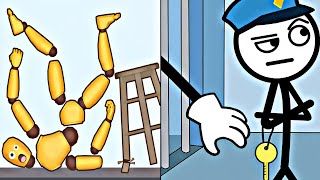 Ragdoll Break Game vs Thief Puzzle: Kick Loser — Walktrough Funny Gameplay, ASMR Best Android iOS