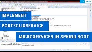 Implement PortFolioService RESTAPI Microservice || Microservices in Spring Boot