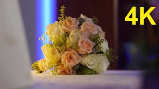 4K Free Stock Footage: Bridal Bouquet (3 videos)