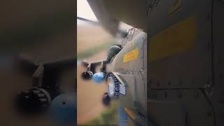 Russian Mi-28nm helicopters attacked armored vehicles of Ukrainian Armed Forces units in the Kursk