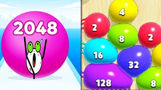 Blob Merge 3D vs Stickman Roll 3D / Satisfying Mobile Games 2023