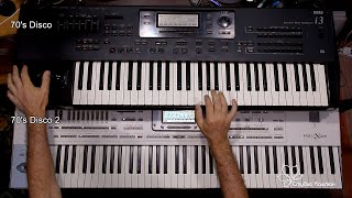 Korg i3 vs Korg Pa2X. Сравнение стилей