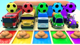 Finger Family Song - Firetruck Finger Where Are You? Car Shapes | Songs for Kids & Nursery Rhymes