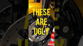 🤮These are Ugly! Here’s How to get them OFF!!!  #harleydavidson #reflection #howto