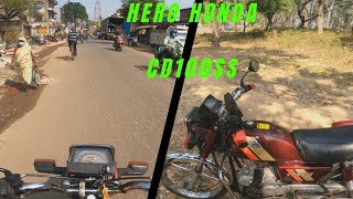 Chhatna To Bankura | Hero Honda CD 100SS | Motoblogging setup Test | Audio Test | Wind Noise Test