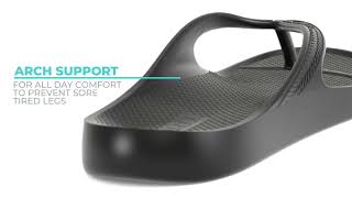 Lightfeet - Arch Support Thong - Black