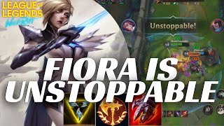 FIORA WILD RIFT GAMEPLAY | Fiora vs Camille