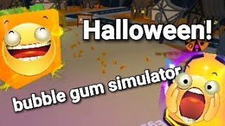 HALLOWEEN?! W BUBBLE GUM SIMULATOR?!! Roblox #165