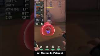 All Flashes in Valorant ⚡ #valorant #fps