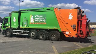 Clean Ireland Recycling 2022 Renault D26 8X4 with Dennis Eagle 50/50 split body with food pod