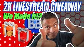 2K Sub Celebration GIVEAWAY LIVESTREAM