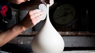 Throwing a Tall Long - Necked Vase - Matt Horne Pottery