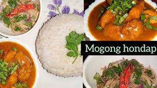 Dimasa recipe |cooking chicken with rice flour (MOGONG HONDAP) , samprang naphlam