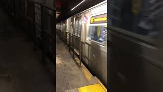 MTA (F) Express Train Leaves 34th street herald Square