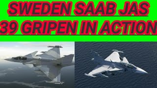 Saab JAS 39 Gripen Take Off. Gripen In Action. #airforce