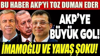 Erdoğan'a Büyük Şok. Bu Haber AKP'yi Toz Duman Eder. Ak Partide İmamoğlu Ve Yavaş Depremi #sondakika