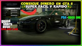 NUEVO TRUCO | SOLO MONEY GLITCH DINERO INFINITO GTA V ONLINE 1.46 | PS4 - XBOX ONE