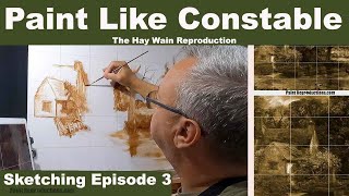 Constable Techniques: The Hay Wain Sketch 3