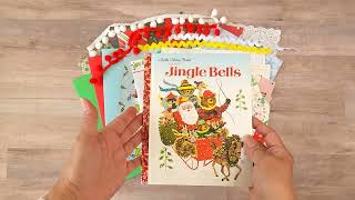 Little Golden Book Jingle Bells Ephemera Kit for Junk Journals-SOLD OUT