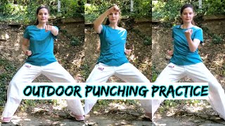 Outdoor Taekwon-do Practice 👊🏻 Basic Closed-Hand Strikes Punches