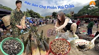 ĐỘC ĐÁO CHỢ PHIÊN BÁN RẤT NHIỀU ĐẶC SẢN RỪNG -Bùi Văn Trọng