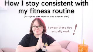 5 Tips and Tricks to help you stay CONSISTENT with your fitness journey // I can get you moving! ♥️