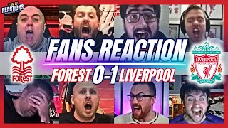 INSANE LIVERPOOL FANS REACTION TO LATE WINNER & FULL TIME WHISTLE AGAINST NOTTINGHAM FOREST