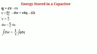 Energy stored in a capacitor | class 12 physics | Physics