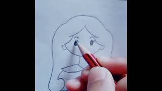 #draw a beautiful girl ❣️😊❣️😊❣️🥰🥰 please subscribe my channel thanks for watching ✌️✌️🙏👍❤️❤️